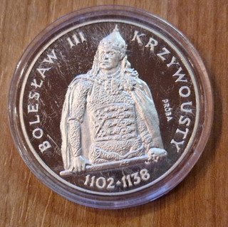 200 Zloty Polen Silber 1982 Bolesław III 1102 1138 als Probe in PP sehr selten