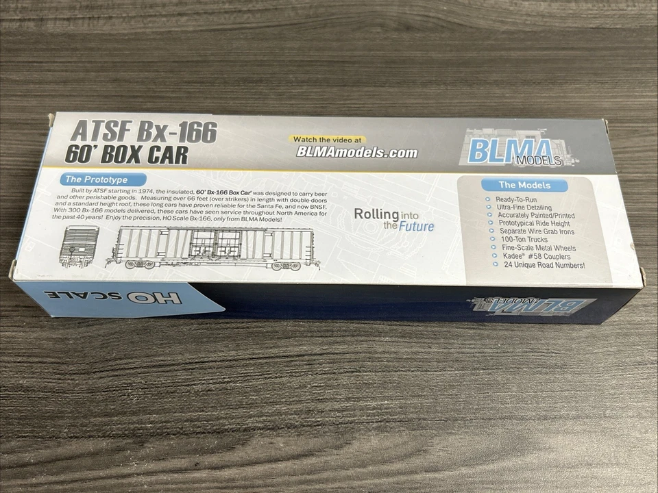BLMA Models HO #53041 Bx-166 60’ Beer Car ATSF Shock Control #621380 NOS! - Image 4 of 4