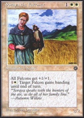 MTG - Soraya the Falconer - Homelands - NM, English Magic FLAT RATE SHIP - Picture 1 of 1