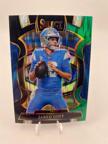 Jared Goff [Black Green Prizm Shock] #69 card