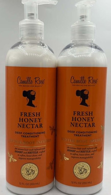 2PK Camille Rose Fresh Honey Nectar Deep Conditioning Treatment ~ 12 FL OZ EACH