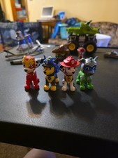Paw Patrol Set of 4 Figures 1 bonus figure. toys kids
