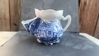Shaving Scuttle Mug  Blue and White Transferware Old Foley James Kent England — photo 3