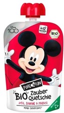 Purée de pommes, bananes et pêches BIO 100 g Mickey Mouse