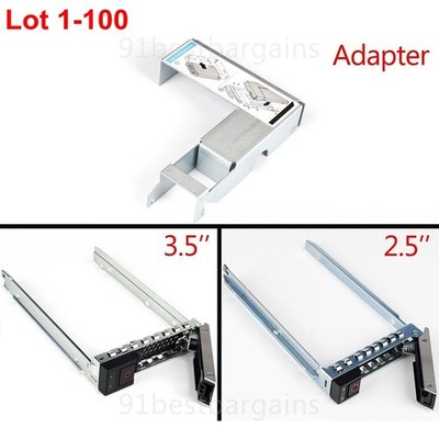 For Dell PowerEdge R570 3.5'' 2.5'' Hard Drive Tray Caddy Adapter Sled SAS Lot