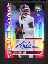 Jalen Milroe 2025 Donruss Elite Future Elite Purple #FE-JME #/99