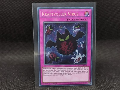 TCG Yu-Gi-Oh Kraftvoller Virus MP17-De228  1.Auflage De secret rare