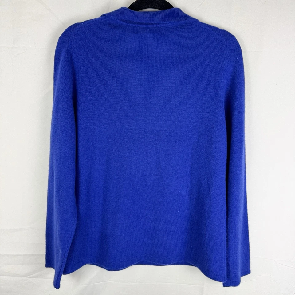 Suéter PECK & PECK tamanho XL 2 camadas colarinho de cashmere gola V vintage academia Preppy - Imagem 2 de 4