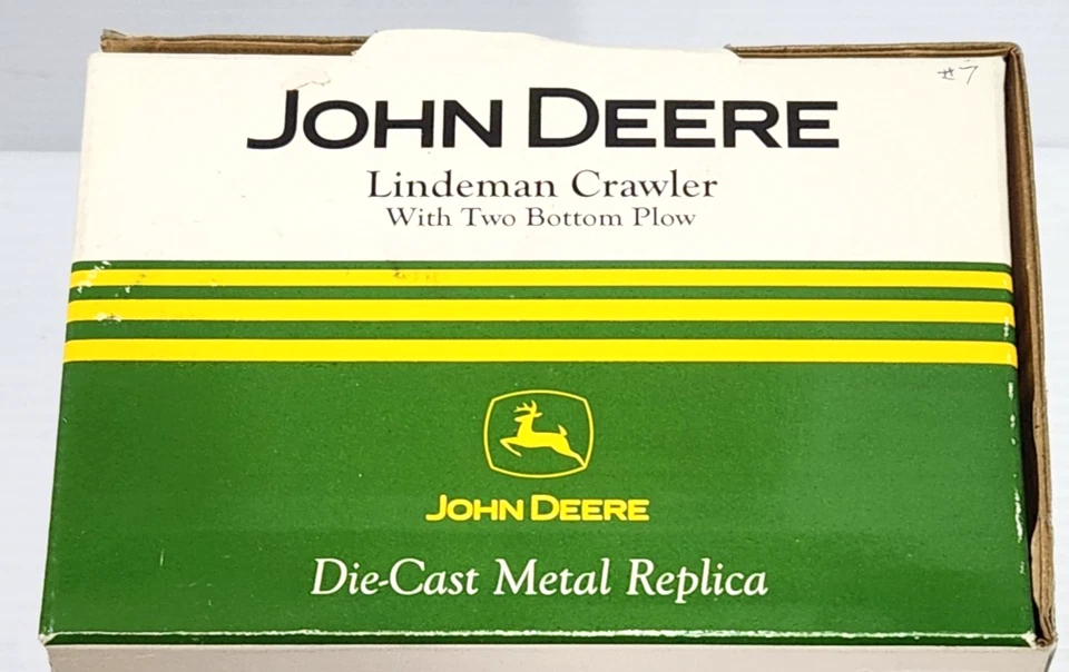 1/16 SpecCast John Deere Lindeman Crawler with 2 Bottom Plow Die Cast - Image 3 of 4