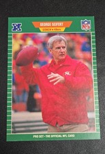1989 Pro Set - George Seifert #389 (RC)