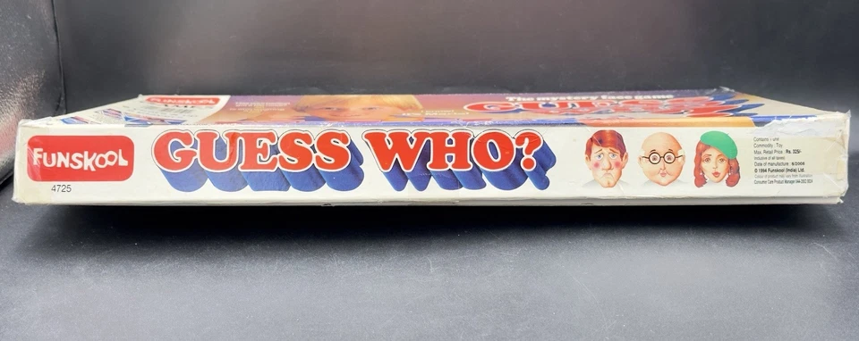 Funskool Games Guess Who Board Game Guessing Game 1994 Complete - Image 4 of 4