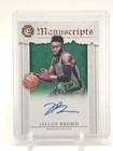 JAYLEN BROWN 2016-17 EXCALIBUR MANUSCRIPTS AUTO /149 #M-JB BOSTON CELTICS Q4764