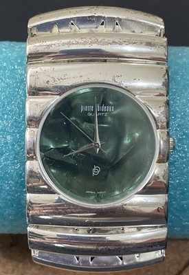 Vintage Dial Women s Pierre Bideaux Silver tone Stretch Quartz Watch 