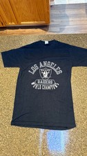 Vintage 1984 Los Angeles Raiders "World Champions" T-Shirt Size L