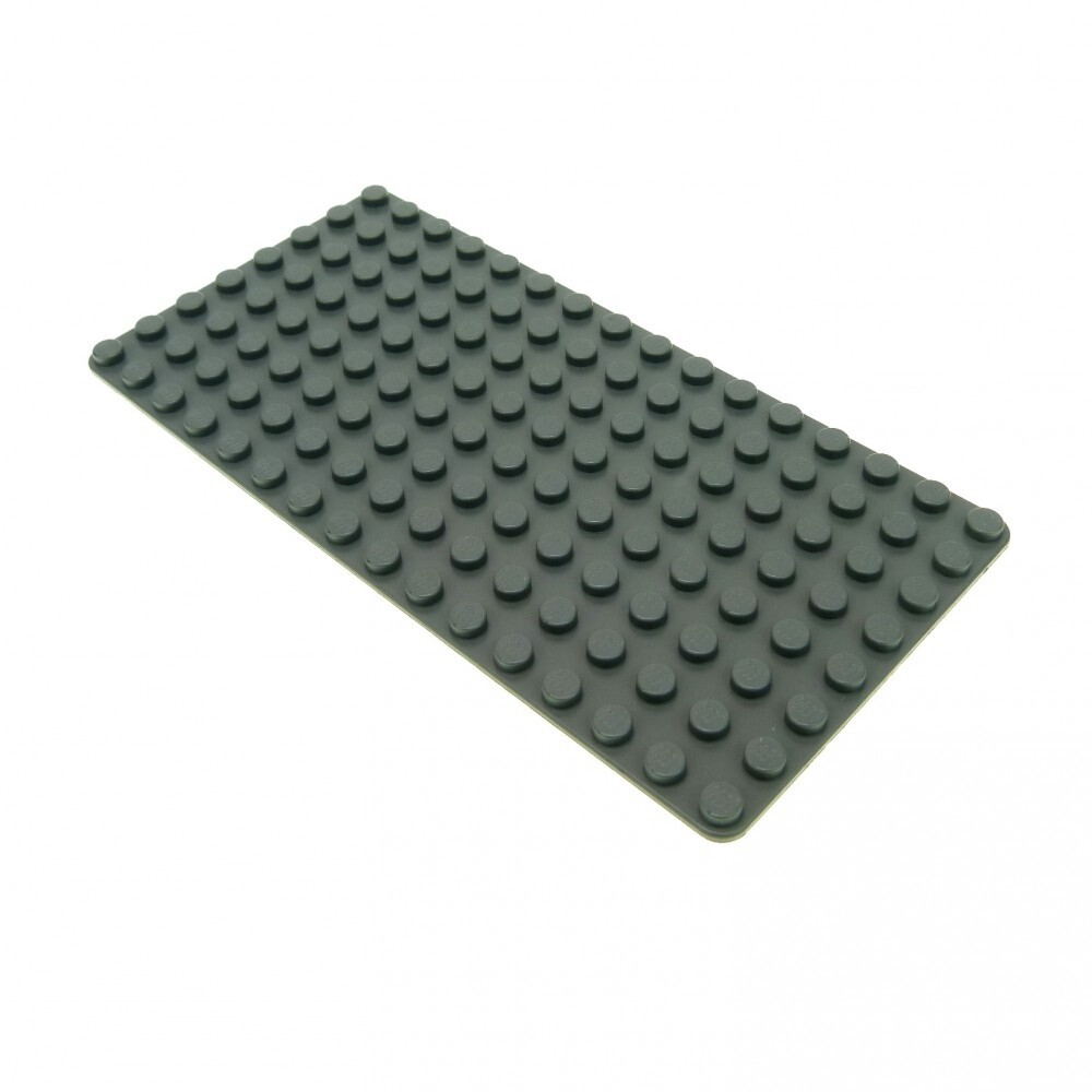 1X Lego Base Plate B-Ware Used Flat 8X16 New Dark Gray 4226978 3865