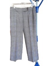 Talbots 206 Women s Professional Work Dress Pants Lined NWT Sz 10P Black White