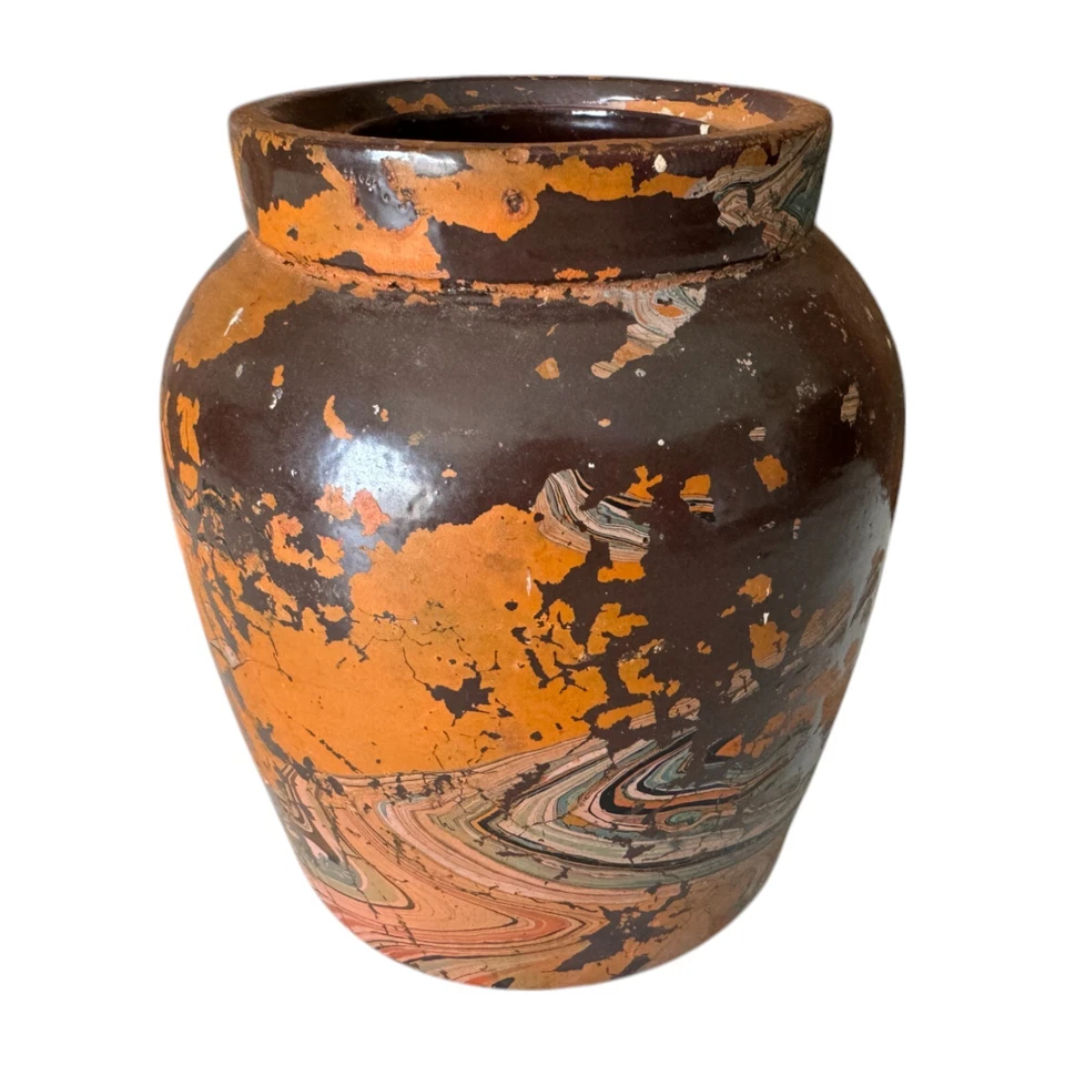 Vintage Ozark Roadside Tourist Stoneware Pottery Crock Vase - Image 2 of 4