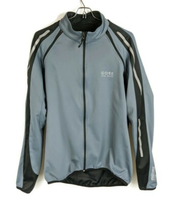 Gore Bike Wear Womens Jacket XL Windstopper Gray Active Wear Biking Gore  Tex