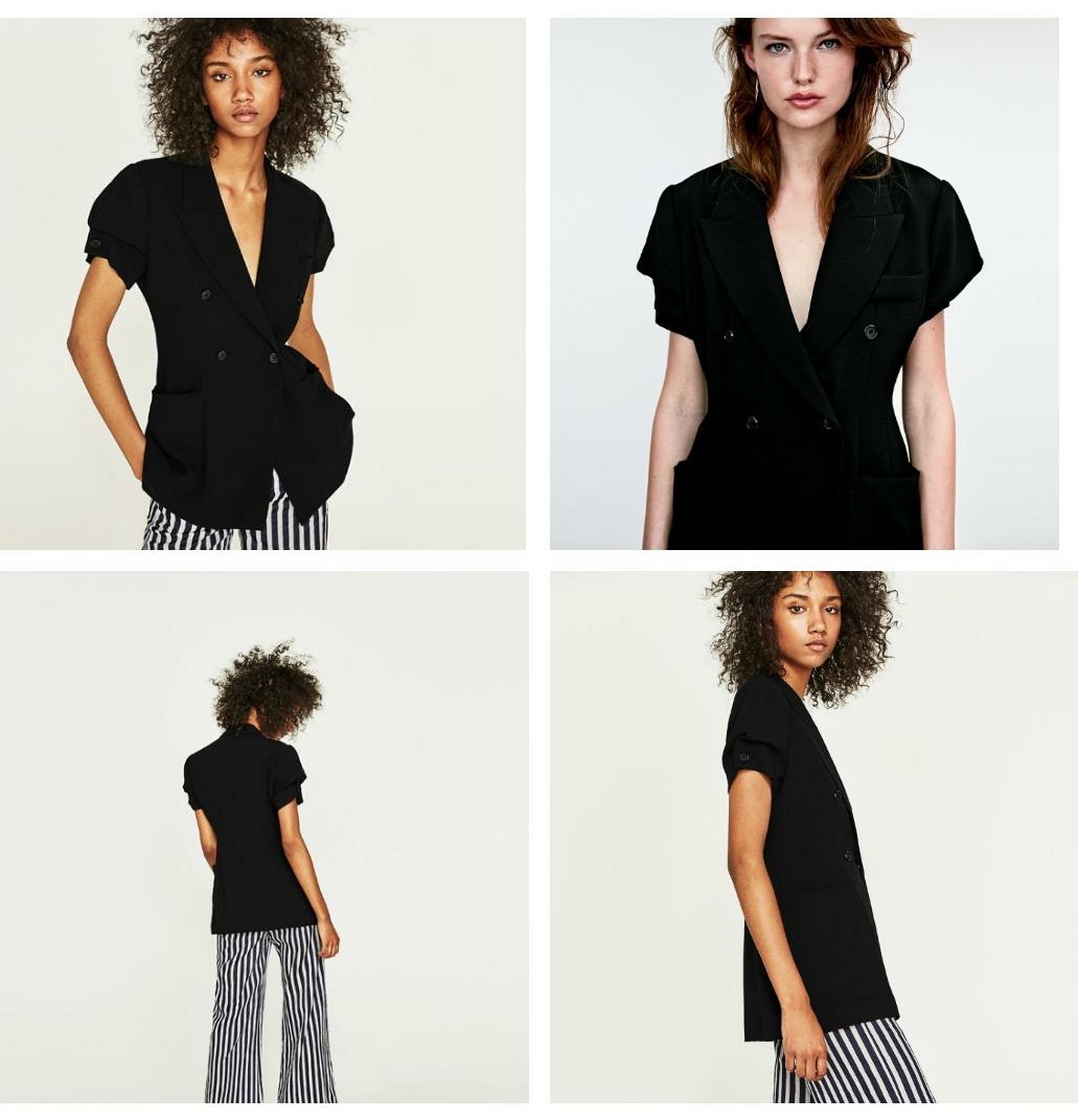 ZARA BLACK SHORT SLEEVE JACKET 7687/878 NWT | eBay ZARA BLACK SHORT SLEEVE JACKET 7687/878 NWT | eBay
