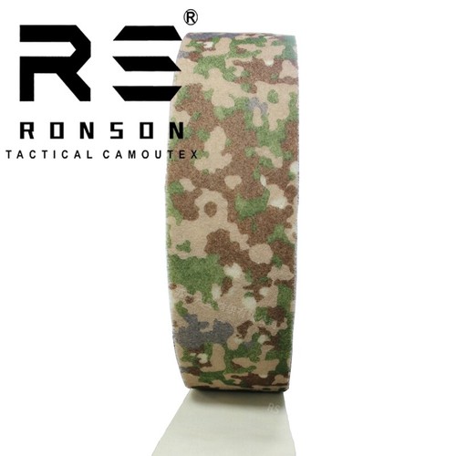 10cm Width Loop Webbing Furry surface Ribbon All Terrain German Spot Camouflage - Picture 15 of 30