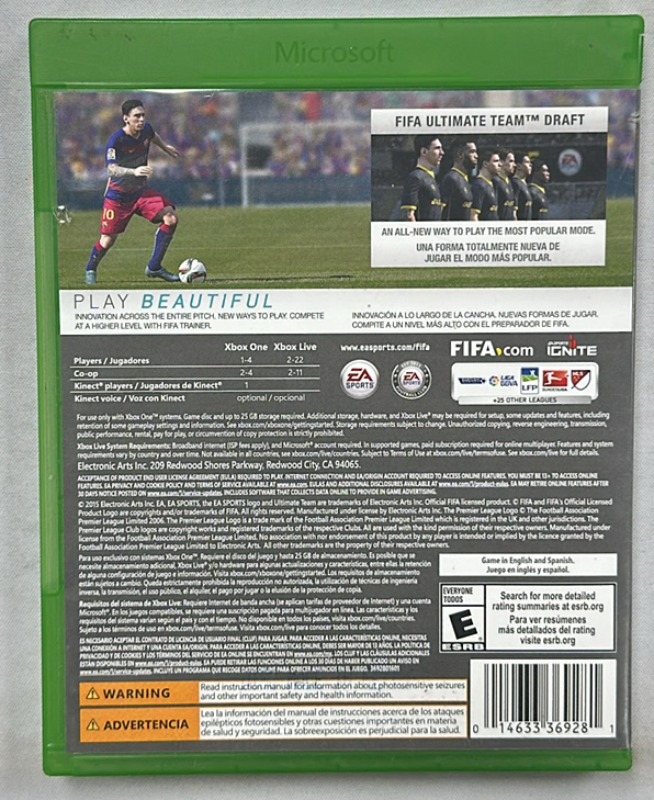 FIFA 16 Xbox One (B116-9) | eBay