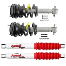 Rancho QuickLIFT Struts & RS5000X Shocks for Silverado Sierra 1500 w/ 0-2" Lift