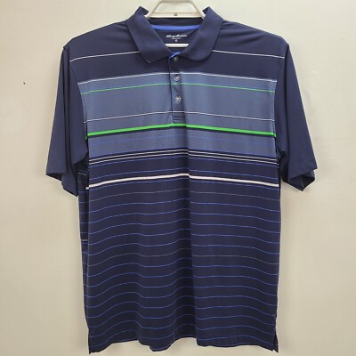 Tommy Armour Dri Logic Golf Polo Shirt Men Extra Large Blue