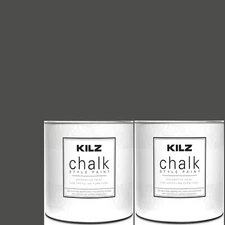 2 Kilz Chalk Style Paint Decorative Upcycling Furniture Toasted Poppyseed quart
