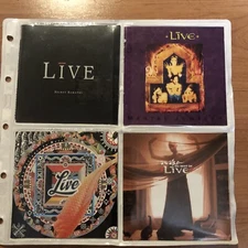 4CD LOT OF LIVE in a SLEEVE PACKAGE (see description for detail)