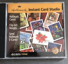 Hallmark Instant Card Studio Sierra Home CD for PC for Cards, Clip Art  More 