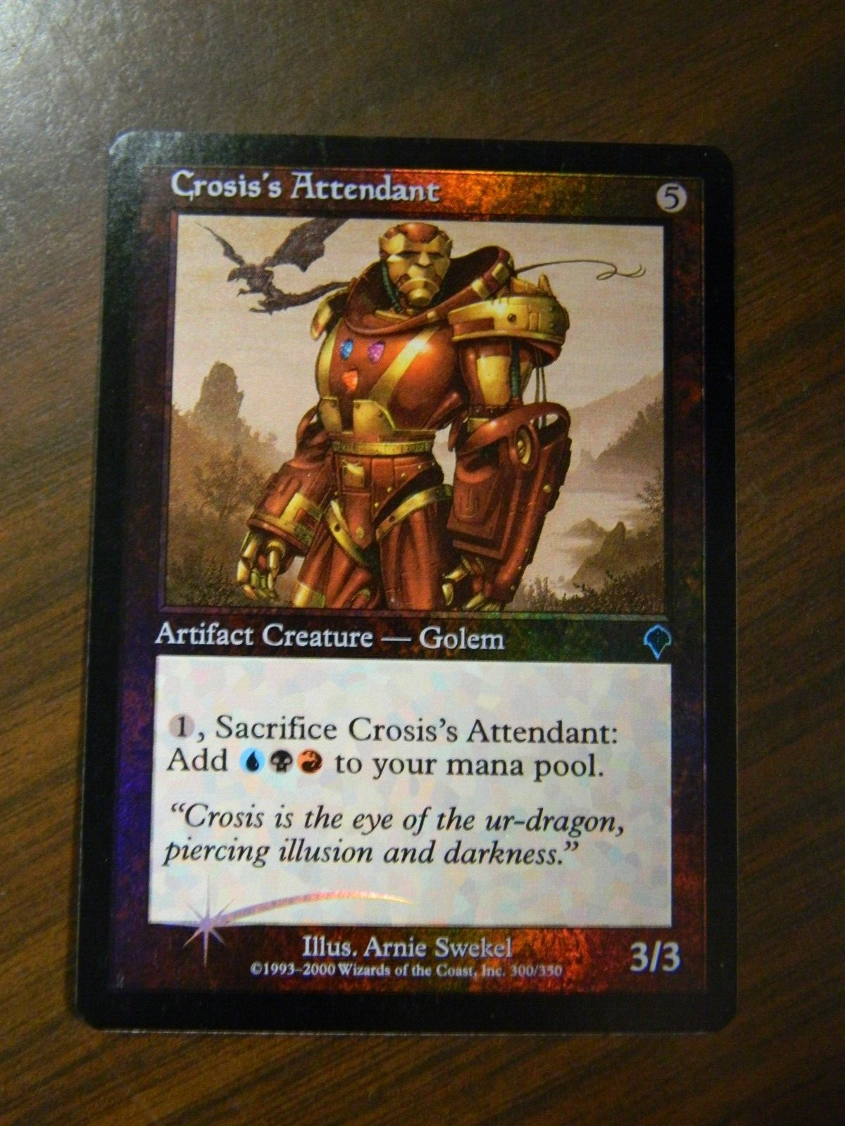 MTG Invasion FOIL Crosis's Attendant Excellent - NM Condition