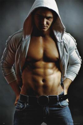 Männliches Modell: Hoodie - Maxi Poster 61 x 91,5 cm neu und versiegelt