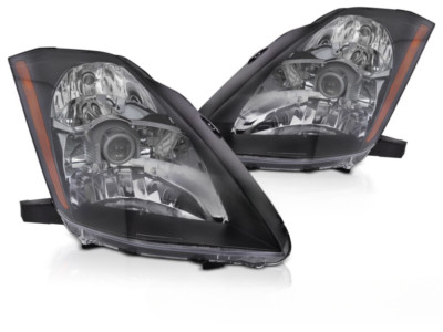 Scheinwerfer Paar Nissan 350Z ab 2003 bis 2005 Design Schwarz - 41272646