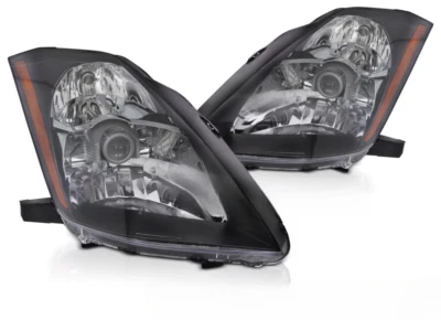 TUNING TEC Paire de feux phares Nissan 350Z de 2003 a 2005 Design Noir-41272646
