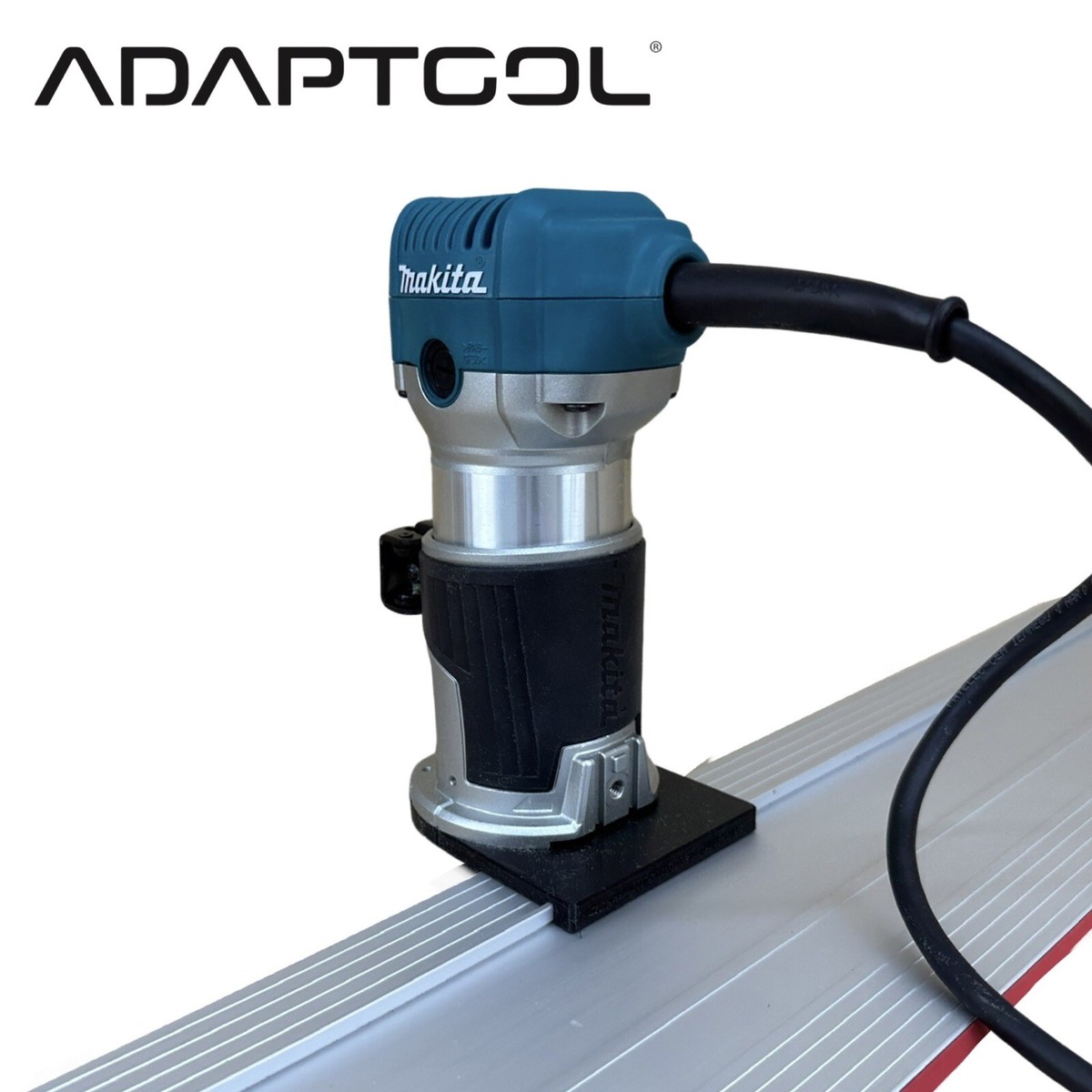 Makita RT0700CX Router Trimmer Adapter To Bosch Guide Rail Track