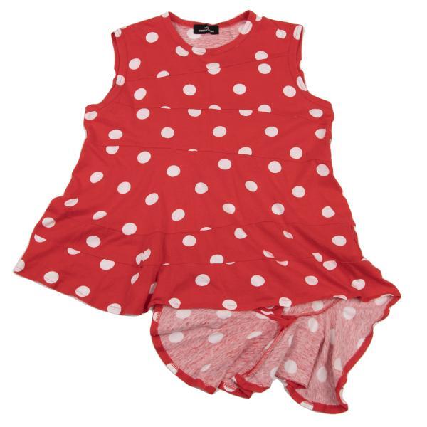 tricot COMME des GARCONS Spiral Switching Dot Printed Tank
