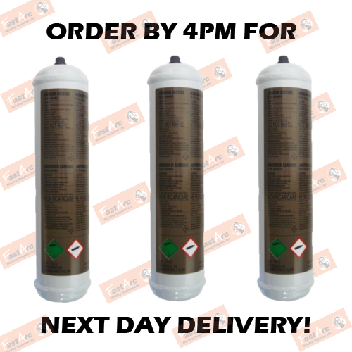 3 X PURE CO2 DISPOSABLE GAS WELDING CYLINDER MINI MIG WELDING BOTTLE