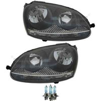 Scheinwerfer Set H7/H7 FüR VW Golf V 1K1 1K5 Jetta III 1K2 Inkl. Osram Lampen