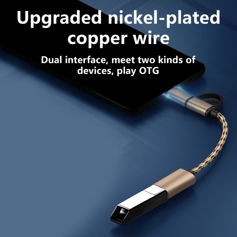 Compact 7in USB-C Travel Adapter Cable for On-the-Go Connectivity
