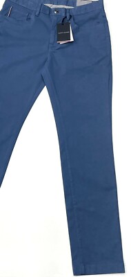Tommy Hilfiger Straight Fit Denton Chino Stretch Jeans in Blue