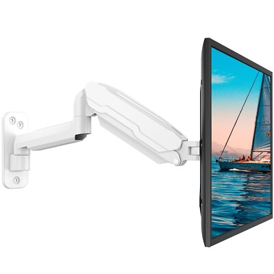 MOUNT PRO Single Monitor Wall Mount for 13 to 32 Inch Computer Screens, Gas S...