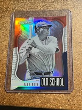 2021 Panini Prizm Baseball Red White & Blue Prizm Old School # OS-1 Babe Ruth