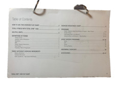 Total Gym 1400 Flip Chart