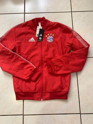 ADIDAS FC BAYERN MUNCHEN FCB ATHEM JACKET NWT SIZE XS MENS 
