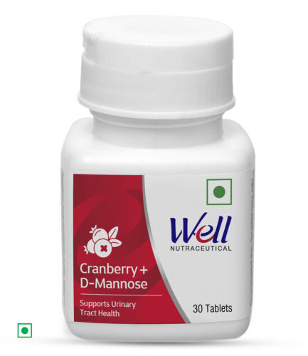 Ayurvedic Well Cranberry + D-Mannose Tabletten Gesunde Nieren 60 Tabletten - Bild 1 von 3