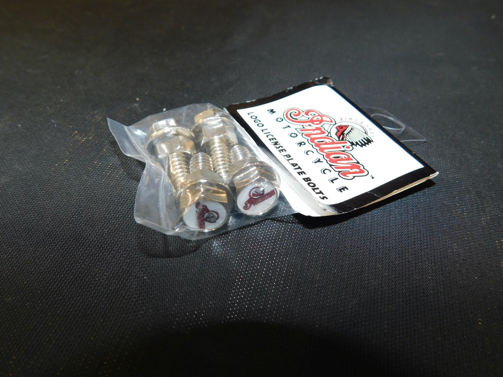 INDIAN MOTORCYCLE LICENSE PLATE BOLTS GILROY eBay