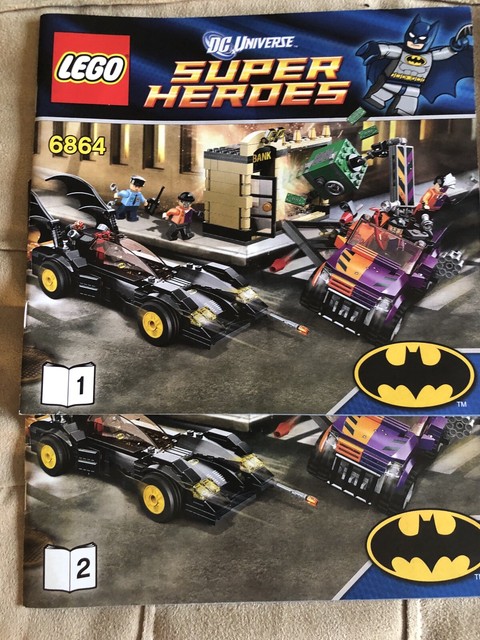 LEGO DC Universe Super Heroes The Batmobile and the Two-Face Chase (6864) for sale online | eBay