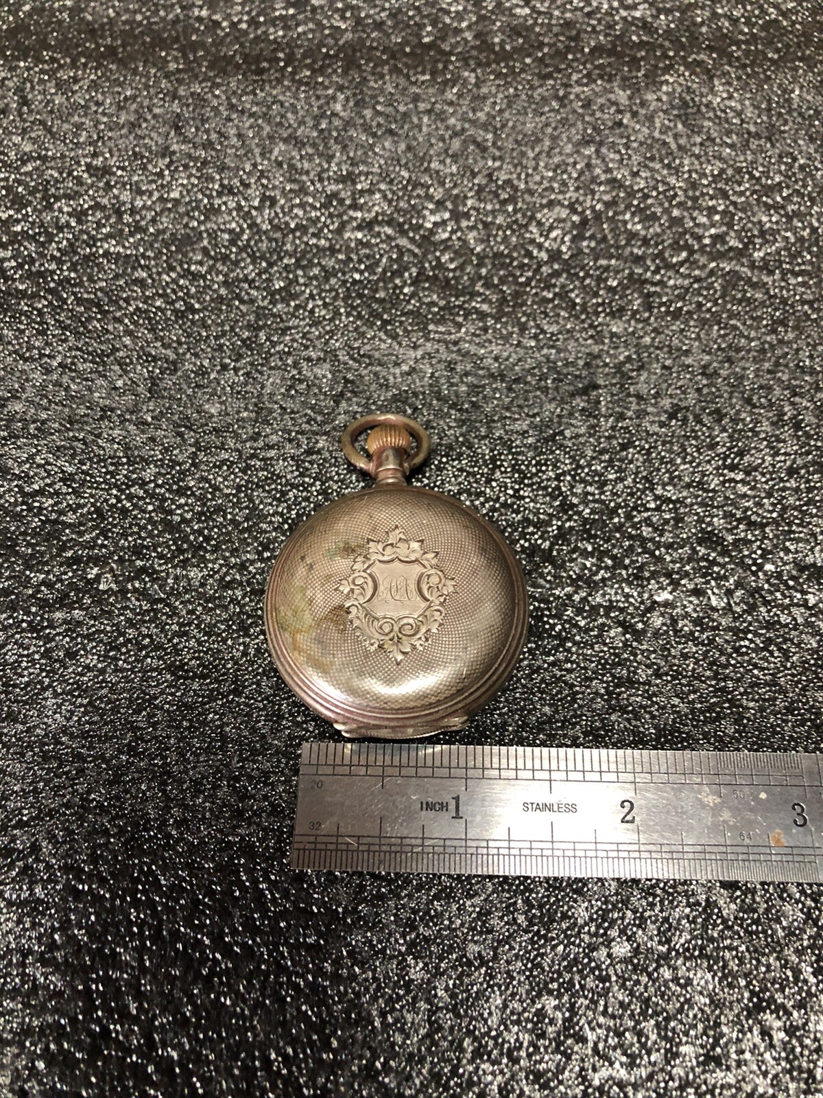 Vintage 800 Solid Silver Continental For Parts - image 11