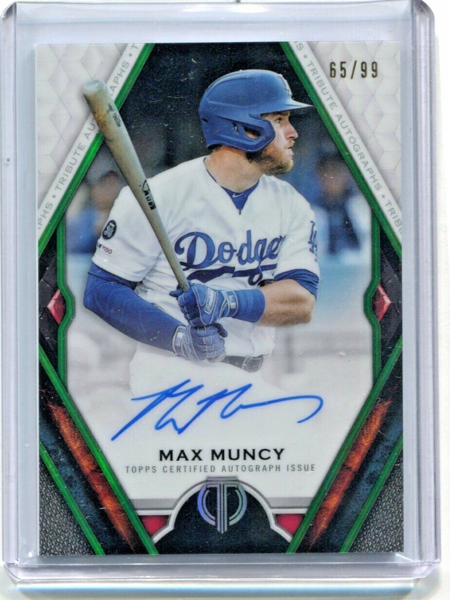 2021 Topps Tribute - MAX MUNCY - Green Autograph - LOS