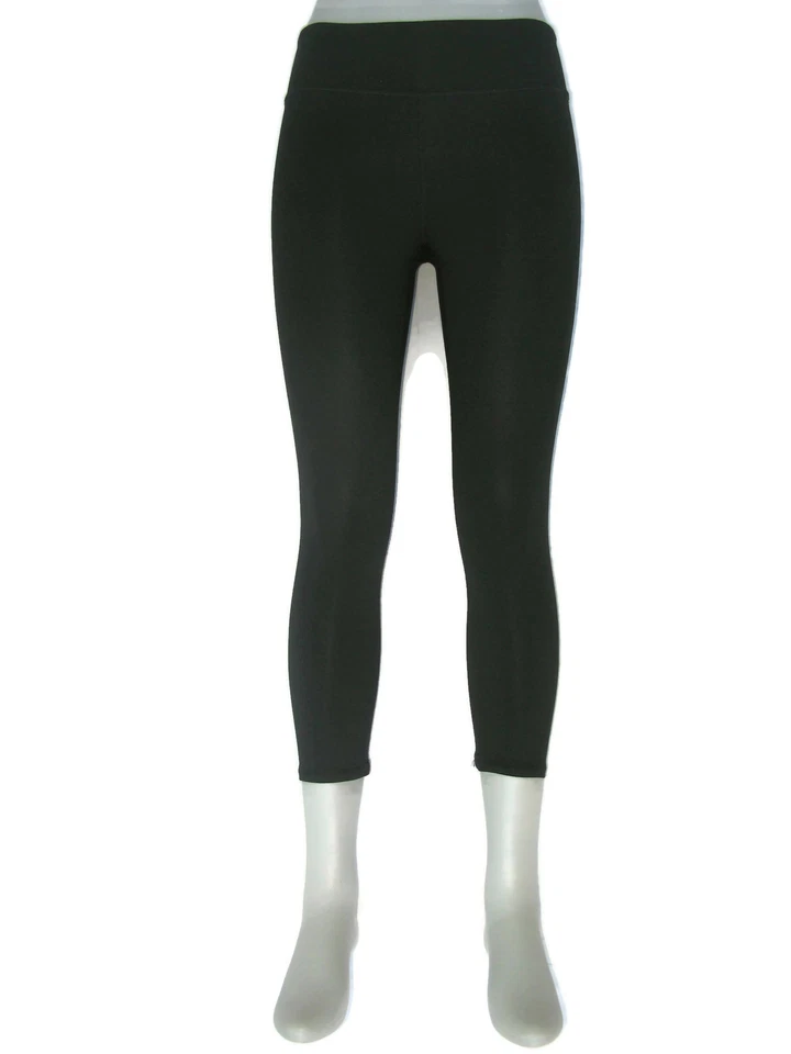 Fabletics Skinny Yoga Workout Leggings Tights Women Sz XS Black Low Calf Length - Image 2 of 4